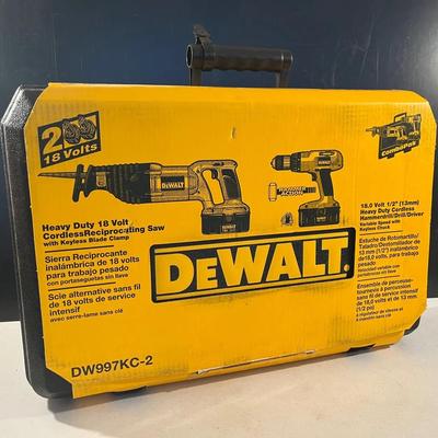 DeWalt Cordless Drill & Sawzall Combo Kit