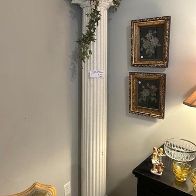 Sale Photo Thumbnail #110: 2 of these solid wood Roman style columns available. 