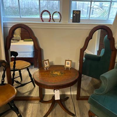 Sale Photo Thumbnail #214: Pair of solid wood Pennsylvania House mirrors. 