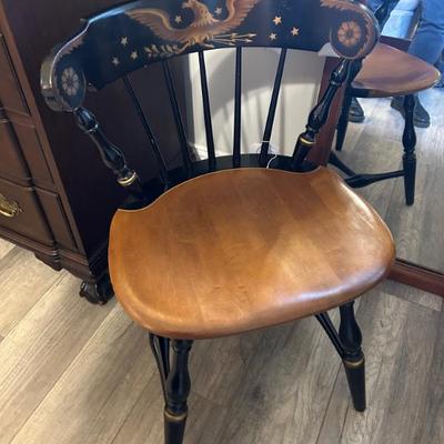 Sale Photo Thumbnail #223: L. Hitchcock chair. 