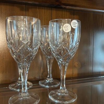 Sale Photo Thumbnail #492: Gorham "Lady Anne" pattern. Set of 4 crystal stems. 