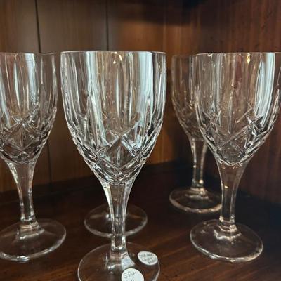 Sale Photo Thumbnail #496: Gorham "Lady Anne" pattern. Set of 5 crystal stems. 