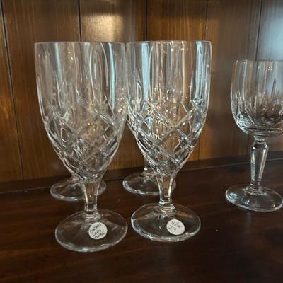 Sale Photo Thumbnail #494: Gorham "Lady Anne" pattern. Set of 4 crystal water stems. 