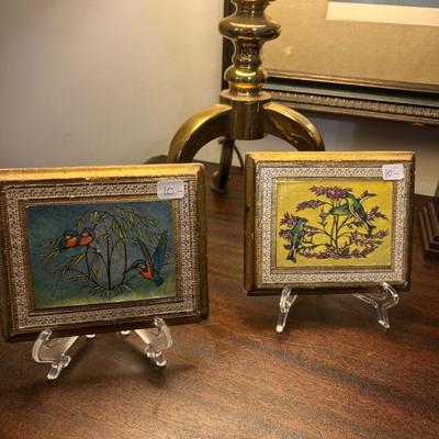 Sale Photo Thumbnail #209: Italian Florentine art plaques. 