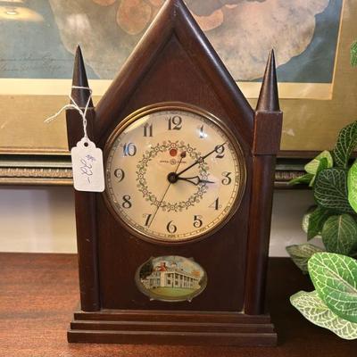 Sale Photo Thumbnail #210: Vintage working plug in General Electric clock. 