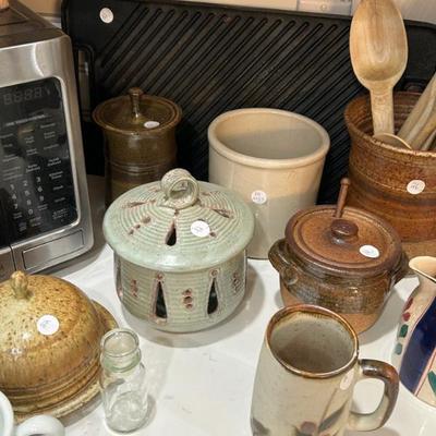 Sale Photo Thumbnail #362: Handmade pottery pieces. 