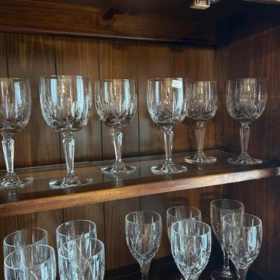 Sale Photo Thumbnail #497: Set of 6 crystal stems. 