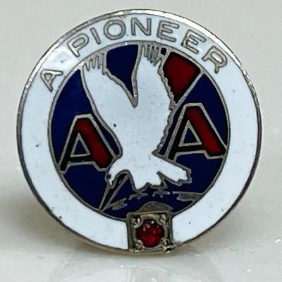 Rare 1930s “A Pioneer” American Airlines Service Pin 