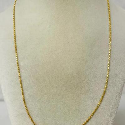 14K Gold Rope Chain Necklace