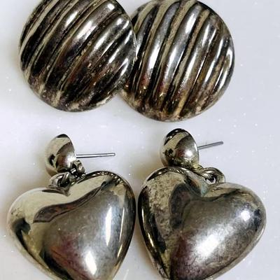 Vintage Silver-tone Earrings