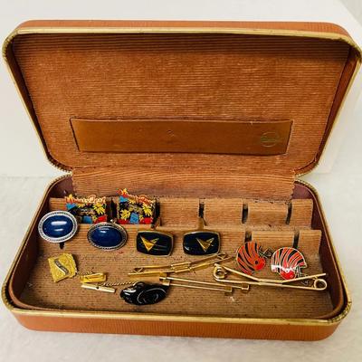 Men’s Cuff Links, Tie Clips “Mele” Valet Box and More