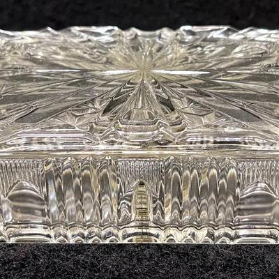 Anchor Hocking Glass Jewelry / Trinket Box