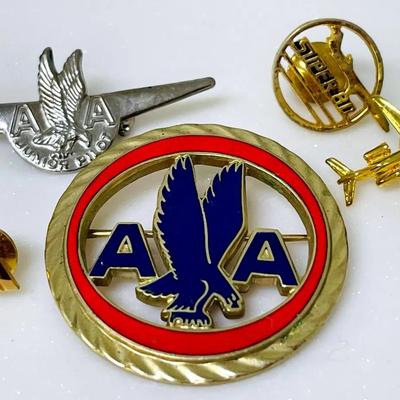 “American Airlines” Vintage Collectible Pins