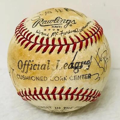 Local Signed Youth Game Baseball