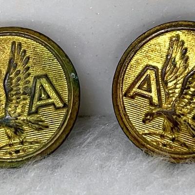 Vintage American Airlines Uniform Buttons