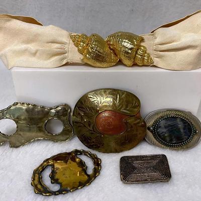 Belt Buckles and Sash Holders