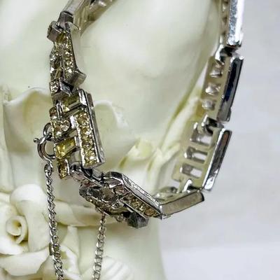 Vintage Rhinestone Bracelet 