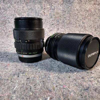 Olympus OM Zoom Lenses | 35–70mm f/3.6 & 35–105mm f/3.5–4.5 with Caps