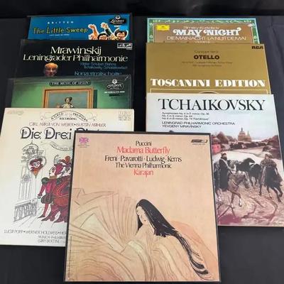 LP Vinyl Records | Tchaikovsky, Puccini, Verdi, Weber | Deutsche Grammophon & RCA