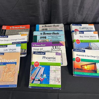Thomas Guide Street Maps & Road Atlases Lot | California, Las Vegas, Phoenix & Bay Area