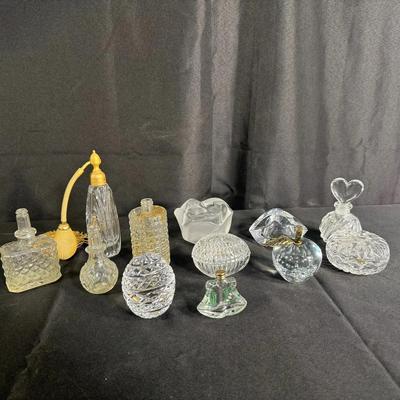 Art Glass & Crystal Perfume Bottles | Royal Copenhagen | Colony | Nambe | Mixed Lot