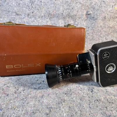 Bolex Paillard Zoom Reflex P2 8mm Movie Camera | Leather Case