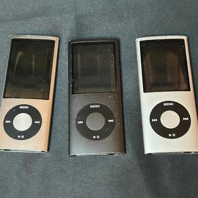 Three IPods Untested 