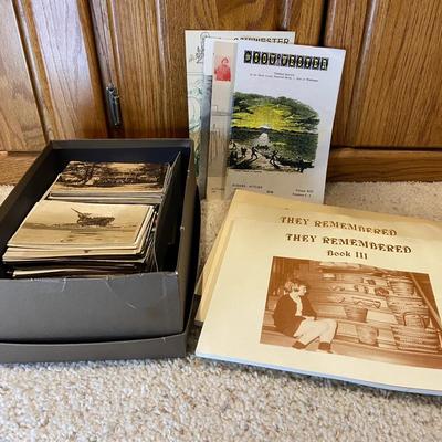 Historical Materials with 4 Sou’wester Issues and Box of Postcards