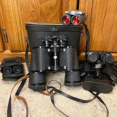 5 Pairs of Binoculars All With Case