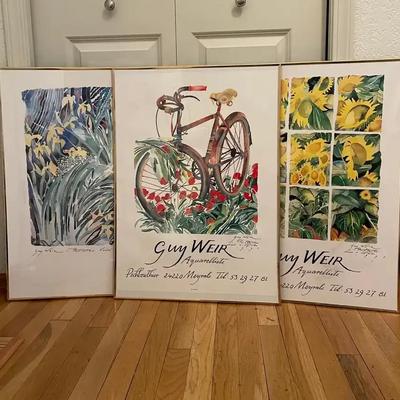 Guy Weir Signed Prints 1997 Set Of Three