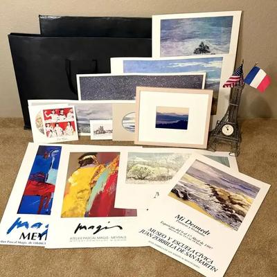 Collection Of Watercolor Art: Signed Pascal Magis, Mi Desmedt, Christopher Paul Bollen And More!