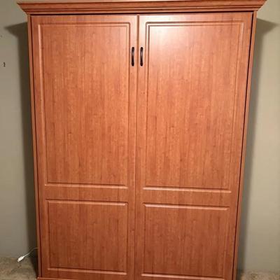Full Size Murphy Bed With Mattress