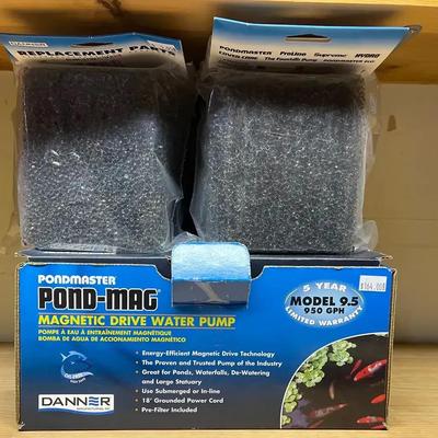 Pond Master Magnetic Drive Water Pump & Foam Filter Blocks 
