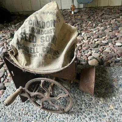 Antique Seed Sower By The Goodell Company