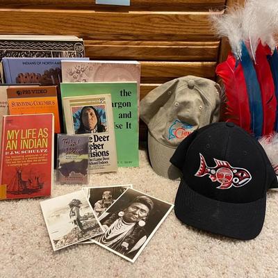 Native American Books and Learning Material featuring Hats and Regalia Item