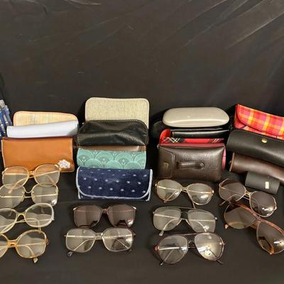 Mystery Lot Of Vintage Glasses And Sunglasses