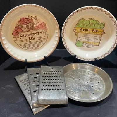 Strawberry Pie And Apple Pie Recipe Pie Pans With Graters 