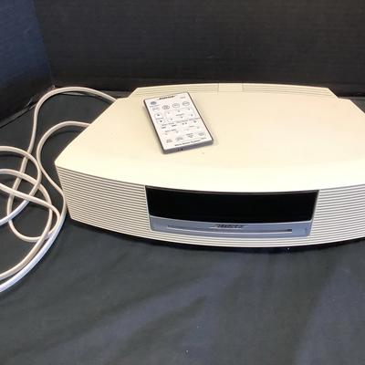 White Bose Wave Music System