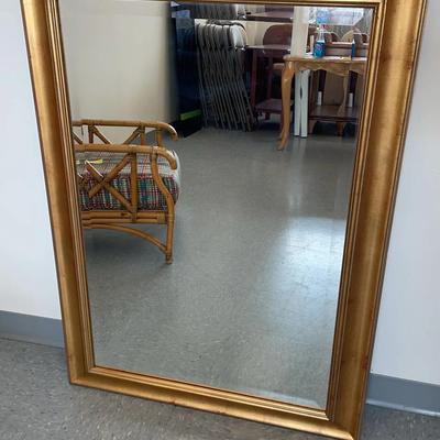 Framed Gold Painted Mirror