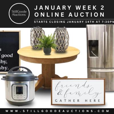 Always a little something for everyone!  Cast iron, coach, lamps, Samsung, crystal, lamp bergere, Le Creuset, artwork, Marshall pottery,...