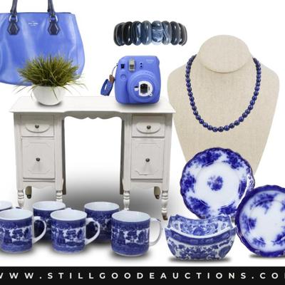 Always a little something for everyone!  Cast iron, coach, lamps, Samsung, crystal, lamp bergere, Le Creuset, artwork, Marshall pottery,...