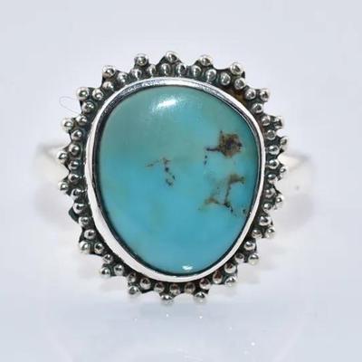 Turquoise Sterling Silver Ring