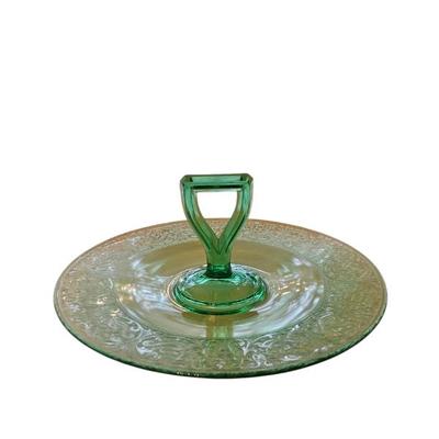 Sale Photo Thumbnail #36: Depression glass serving platter