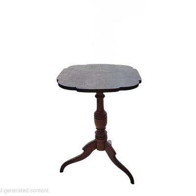 Sale Photo Thumbnail #23: Antique pedastal occasional table