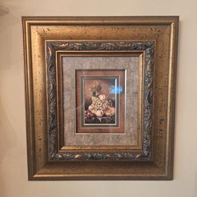 Sale Photo Thumbnail #13: One of a pair of Nicely framed and matted art