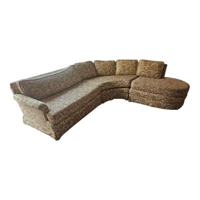 Sale Photo Thumbnail #24: 3 piece sectional sofa in paisley fabric