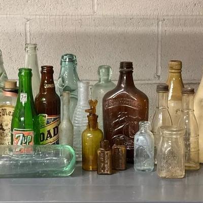 Vintage Glass Bottles