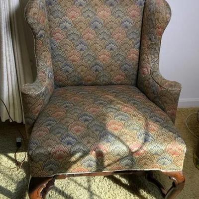 Wingback Chair 31x31x36”