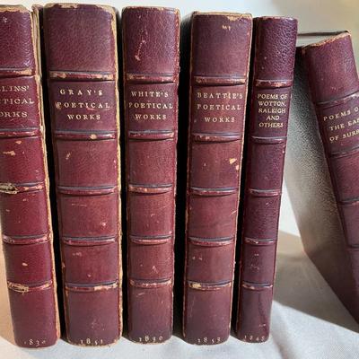  Collins, Beatties, Whites, Grays, Poetical Works And More 1800’s