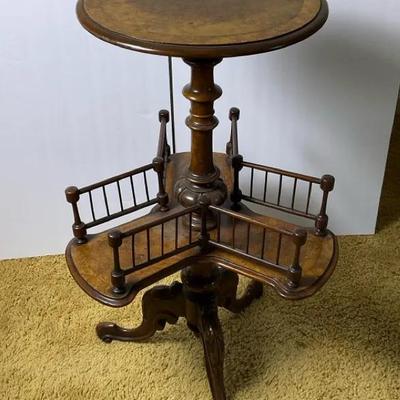 Victorian Wooden Book Stand